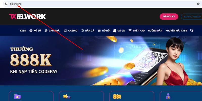 Sử dụng link dự phòng